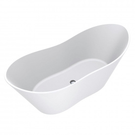 Ванна зі штучного каменю Miraggio Florida Mirasoft 180x75 білий матовий