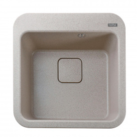 Гранітна мийка Globus Lux BARBORA 510х510-А0004, пісочний