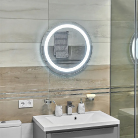 Дзеркало Global Glass MR-9 600х600, з LED-підсвічуванням