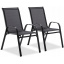 Крісло садове Garden Line Majorka Black Днепрорудное
