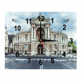 Годинники Настінні Види України Оперний театр Фасад Тихий хід 20х25х5 см (22144)