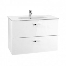 Тумба підвісна Roca Victoria 1000х450х565, з умивальником, білий (A855851806)