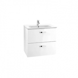 Тумба підвісна Roca Victoria 600х450х565, з умивальником, білий (A855884806)