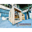 Mini Sauna 3,0х2,3м Gartensauna-37 в скандинавском стиле с панорамным окном от Thermowood Production Виноградов