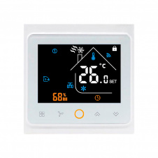 Термостат для фанкойлу з WiFi управлінням Tervix WiFi Fancoil Thermostat на 2 труби (114541)