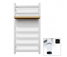 Полотенцесушитель электрический Terma Simple 840x500 White тен ONE