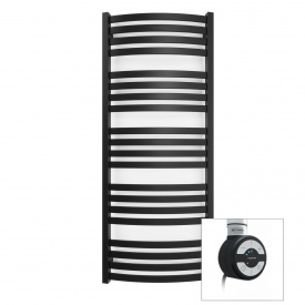 Полотенцесушитель электрический Terma D01 1210х400 тен MOA Black mat