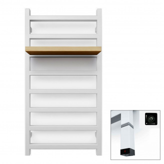 Полотенцесушитель электрический Terma Simple 840x500 White тен ONE