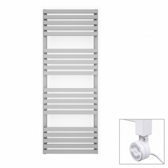 Полотенцесушитель электрический Terma Quadrus Slim 1185x450 White с теном MOA