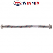 Гибкий шланг для подключения воды ГШ 1/2' 40 см, Winmix нерж.