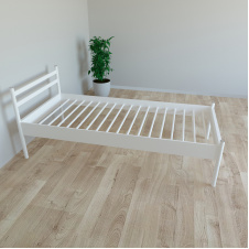 Ліжко Tobi Sho COMFORT-1 односпальне металеве 190X90 Білий
