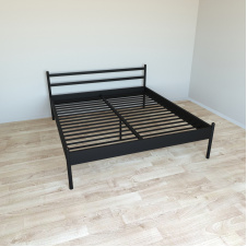 Ліжко Tobi Sho COMFORT-1 полуторне металеве 200X120 Чорний