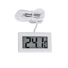 Термометр цифровий з виносним датчиком 1 м Xiamen білий (HT050794) Миколаїв