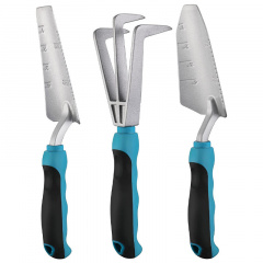 Набір садовий Lesko CG-YLT-7803 для саду городу грядки клумби 3 предметів 2 лопатки 1 граблі Чернігів