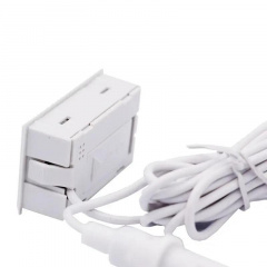 Термогігрометр цифровий з виносним датчиком 1,5 м Xiamen вологомір термометр білий (HT050792) Кременець