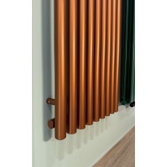 Радиатор электрический Terma ROLO ROOM 1800x480 True Cooper, тен MOA BLU с левой стороны Славута