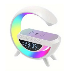Настільна смарт лампа G-Smart Light BT3401 RGB з бездротовою зарядкою та Bluetooth колонкою 15W Покровск