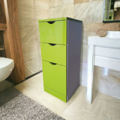 Комод Mikola-M Stairs 3 ящики HPL 1111 gloss 60 см Днепрорудное