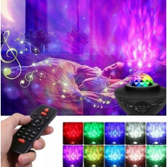 Ночник проектор зоряного неба RIAS KK-790 Bluetooth з пультом 6W Black (3_04539) Энергодар