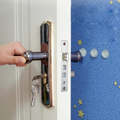 Відбійник для дверей Dory d=8мм h=3мм прозорий силіконовий 100 штук (DR050862) Дніпро