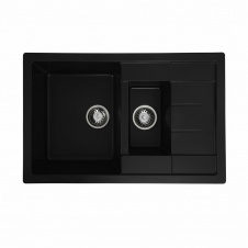 Фото - Гранитная мойка для кухни Platinum 7850W TOSKANA матовая прямоугольная, черная Гранитная мойка для кухни Platinum 7850W TOSKANA матовая прямоугольная, черная