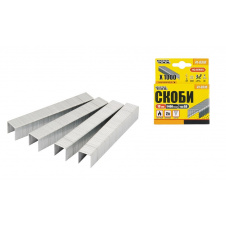 Скоби гартовані 10 мм 1000 шт MASTERTOOL GM (41-0310)