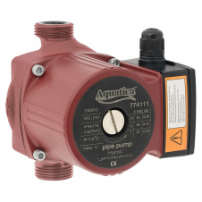 Насос циркуляційний 245Вт Hmax 8м Qmax 200л/хв Ø2" 180мм + гайки Ø1¼" AQUATICA (774142)