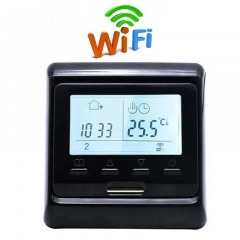 Wifi термостат для газового та електричного котла з LCD дисплеєм Minco Heat MK60L Чорний (100862) Киев