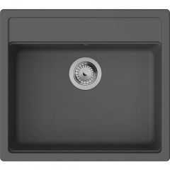 Кухонная мойка Hansgrohe S52 врезная 550х490х190мм S520-F510, черный графит Шепетовка