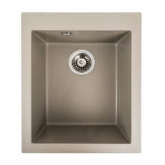 Гранитная мойка для кухни Platinum 4150 SOKIL матовая титан Київ