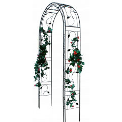 Арка садова-пергола GardenLine DEN9036 130 X 39 X 260 см Чорний Покровськ