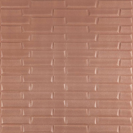 Самоклеюча декоративна 3D панель Sticker Wall SW-00001715 Кладка кави з молоком 700x770x5 мм
