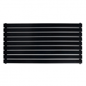 Горизонтальный дизайнерский радиатор отопления ARTTIDESIGN Livorno ІІ G 9/612/1200/50 черный матовый
