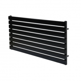 Дизайнерский радиатор отопления ARTTIDESIGN Livorno G 8/544/1200 горизонтальный черный матовый