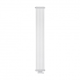 Дизайнерский радиатор Luxrad COLUMNUS 1800x290 мм двухтрубный белый 805 Вт подкл. ZDC (низ центр 50 мм)