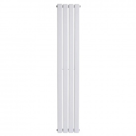 Дизайнерский вертикальный радиатор отопления ARTTIDESIGN Livorno II 4/1400/272/50 белый матовый