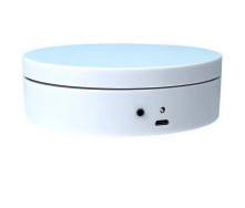 Вращающийся стол для предметной съемки CNV Mini Electric Turntable 12 см White N