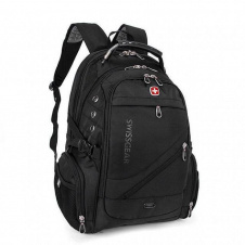 Фото - Рюкзак міський Small Swissgear Wenger 8810 з USB та AUX Чорний Рюкзак міський Small Swissgear Wenger 8810 з USB та AUX Чорний