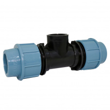 Тройник компрессионный Santan 20х1/2"в х20