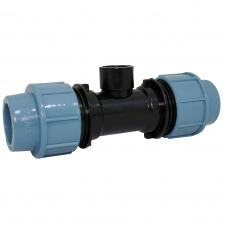 Тройник компрессионный Santan 25х1/2"в х25