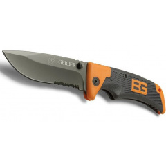 Ніж складаний кишеньковий туристичний з чохлом Gerber Bear Grylls Львів