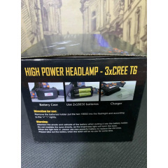 Ліхтарик налобний High Power HeadLamp 3xCree T6 з 3 діодами на акумуляторах + зарядка 12В на micro USB Черкаси