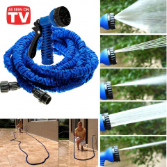 Шланг садовый поливочный Magic hose Xhose 60 метров и насадка-распылитель синего цвета с мощным интенсивным распылением Харьков