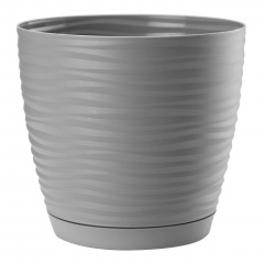 Горшок для цветов Sahara mini-15 1,7 л серый Form-Plastic Ворожба