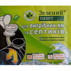Средство для выгребных ям и септиков Доктор Робик Зеленый пакет 5 шт х 40 г Миколаїв