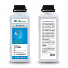 Средство для септиков и выгребных ям Bio Shock 1 л BIO Green Костополь