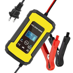 Зарядное устройство для автомобильного аккумулятора RIAS 12V 6A с LCD экраном (3_02715) Нікополь
