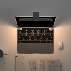 Компьютерная лампа Lesko TB-30SI Black 25 см для монитора трехцветная регулировка температуры свечения Каменка-Днепровская