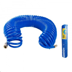 Шланг пневматический спиральный MASTERTOOL PU 15 атм 6,5х10 мм 15 м (81-8482) Чернігів