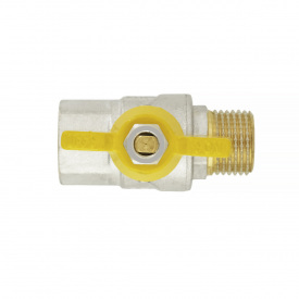 Кран шаровый Raftec YELLOW PN40 НВ 1/2 бабочка